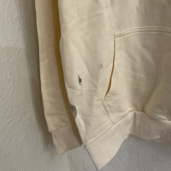 POINT BLANK Mens Hustler Dept. Hoodie Size M in Off White - Picture 3 of 6